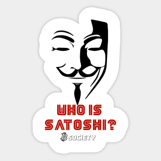 Who is Satoshi? Sticker